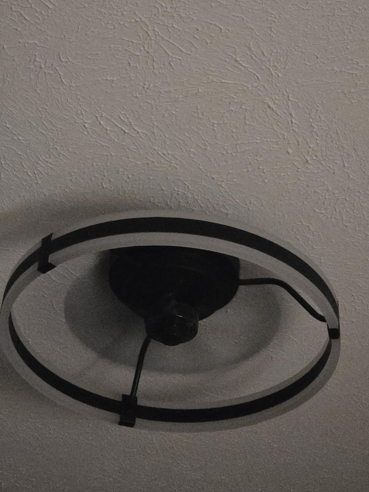 ZMISHIBO Low Profile 19.7'' Ceiling Fans with Lights and Remote, Black customer photo 2