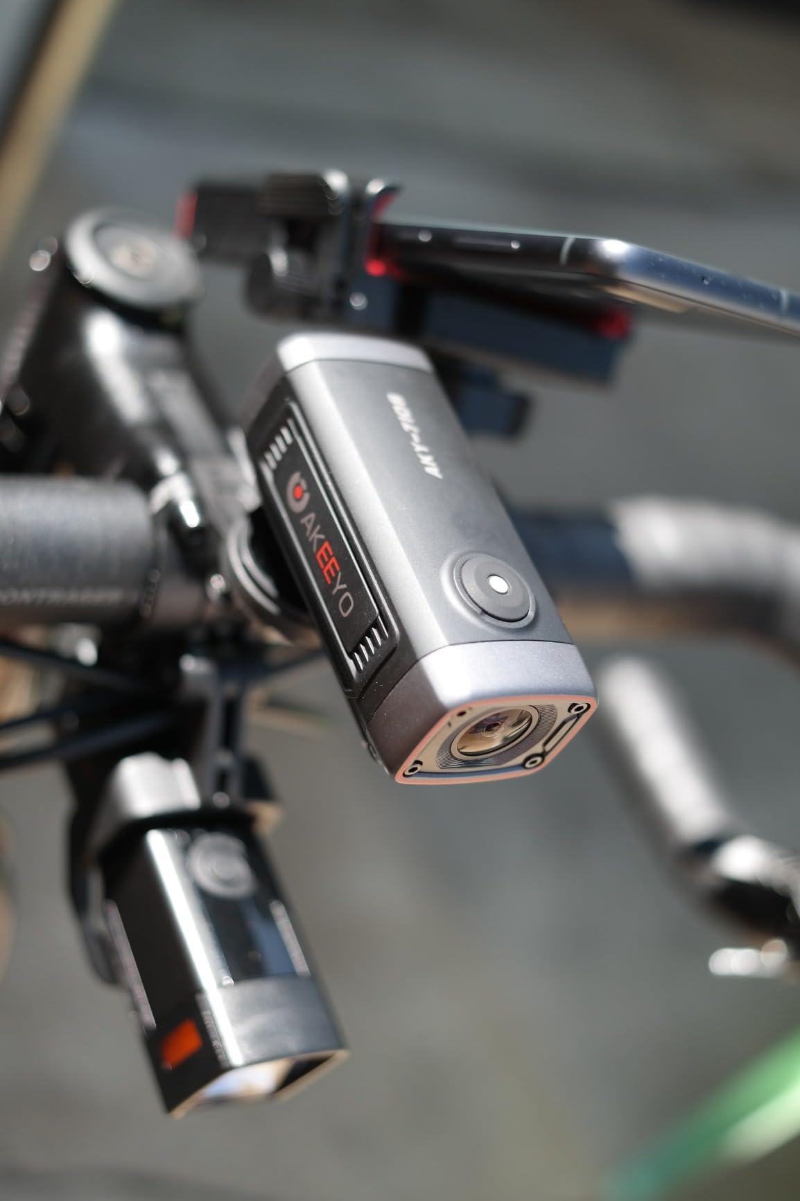 AKEEYO AKY-710S Bike Camera with Mount, 4K 28fps, 2K 55fps, Wide-Angle 142°,IP67,5MP,Loop & Emergency Recording,Parking Monitor,Bicycle,Outdoor Sports,Rechargeable,GPS,64GB Card Included customer photo 1