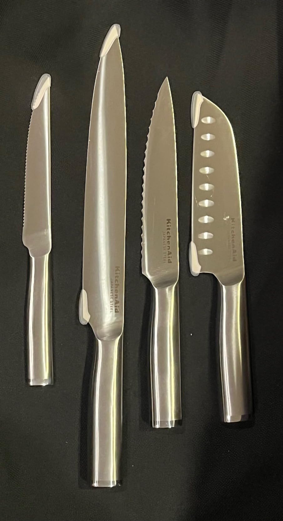 KitchenAid Gourmet Knife Block Set with Built-in Sharpener, 15-Piece, Stainless Steel customer photo 1