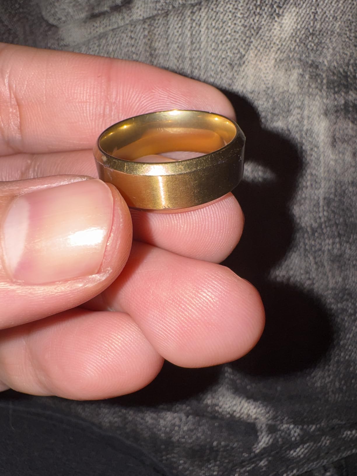 Jstyle 8MM Wedding Band for Men Stainless Steel Ring Band Size 6-14 customer photo 1