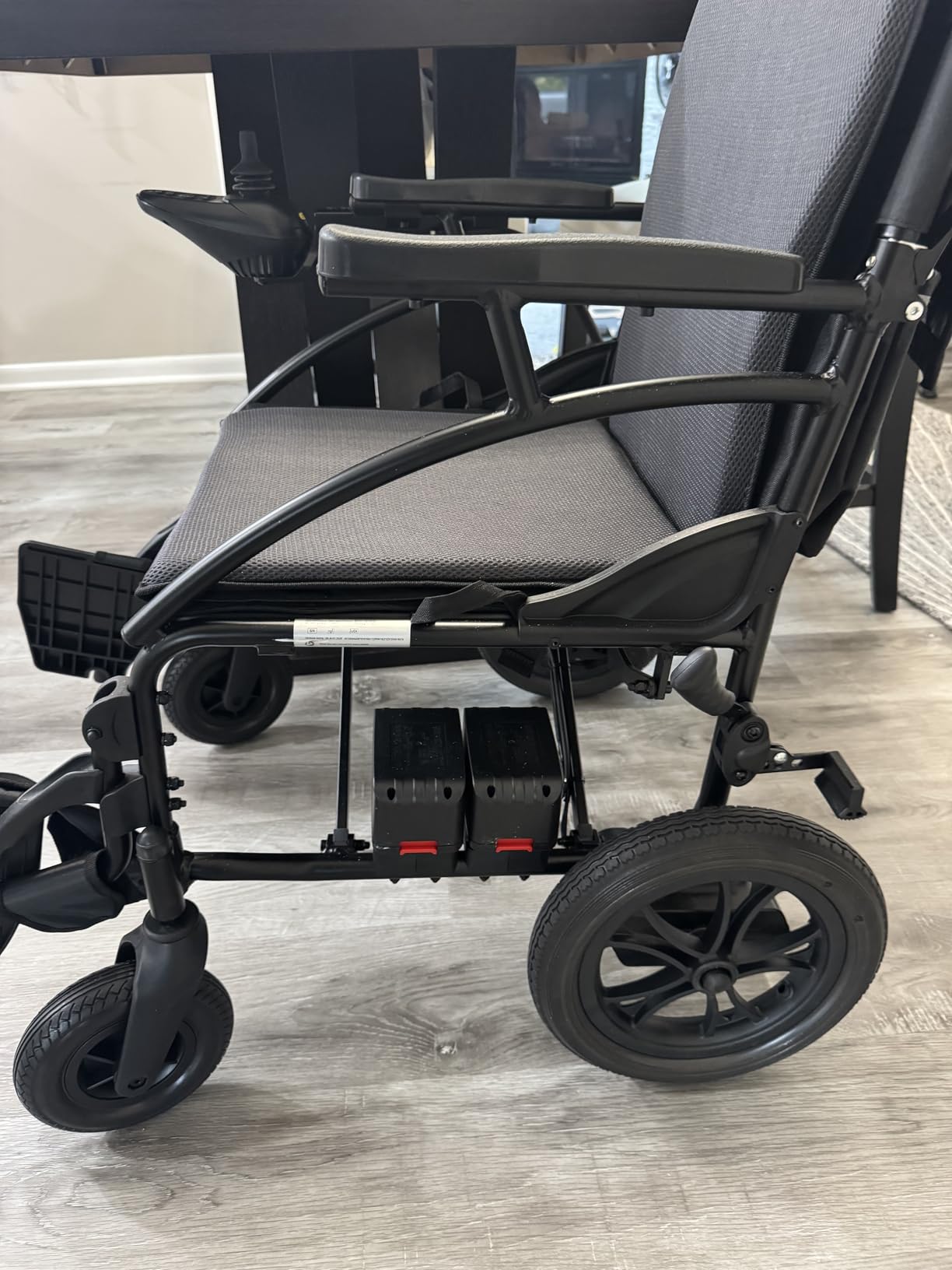 SLF30 Electric Wheelchair, Foldable Durable Motorized Wheelchairs for Adults with 19 Inch Seat and Supports Up to 300 lbs Airline Approved(36 Lbs, Grey) customer photo 2