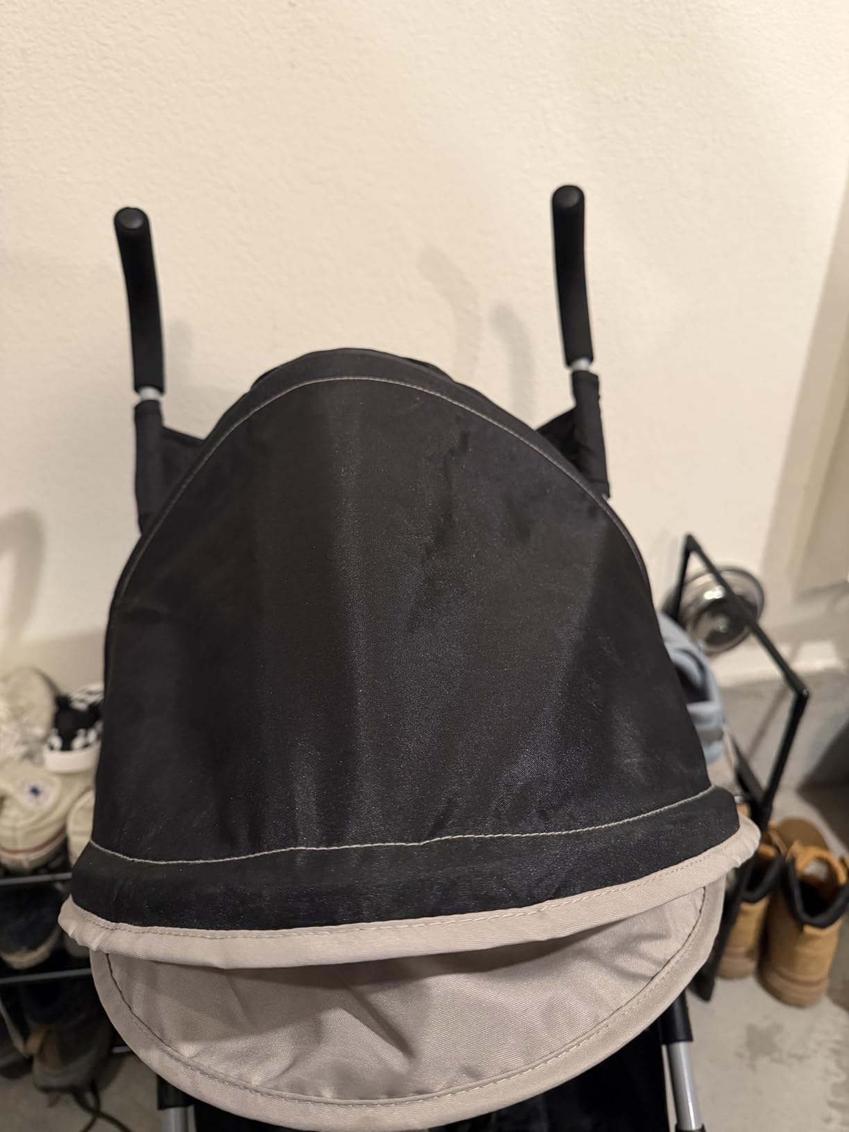 Ingenuity 3D Mini Convenience Stroller – Lightweight Stroller with Compact Fold, Multi-Position Recline, Canopy with Pop Out Sun Visor – Umbrella Stroller for Travel and More, Cashew Tan customer photo 1