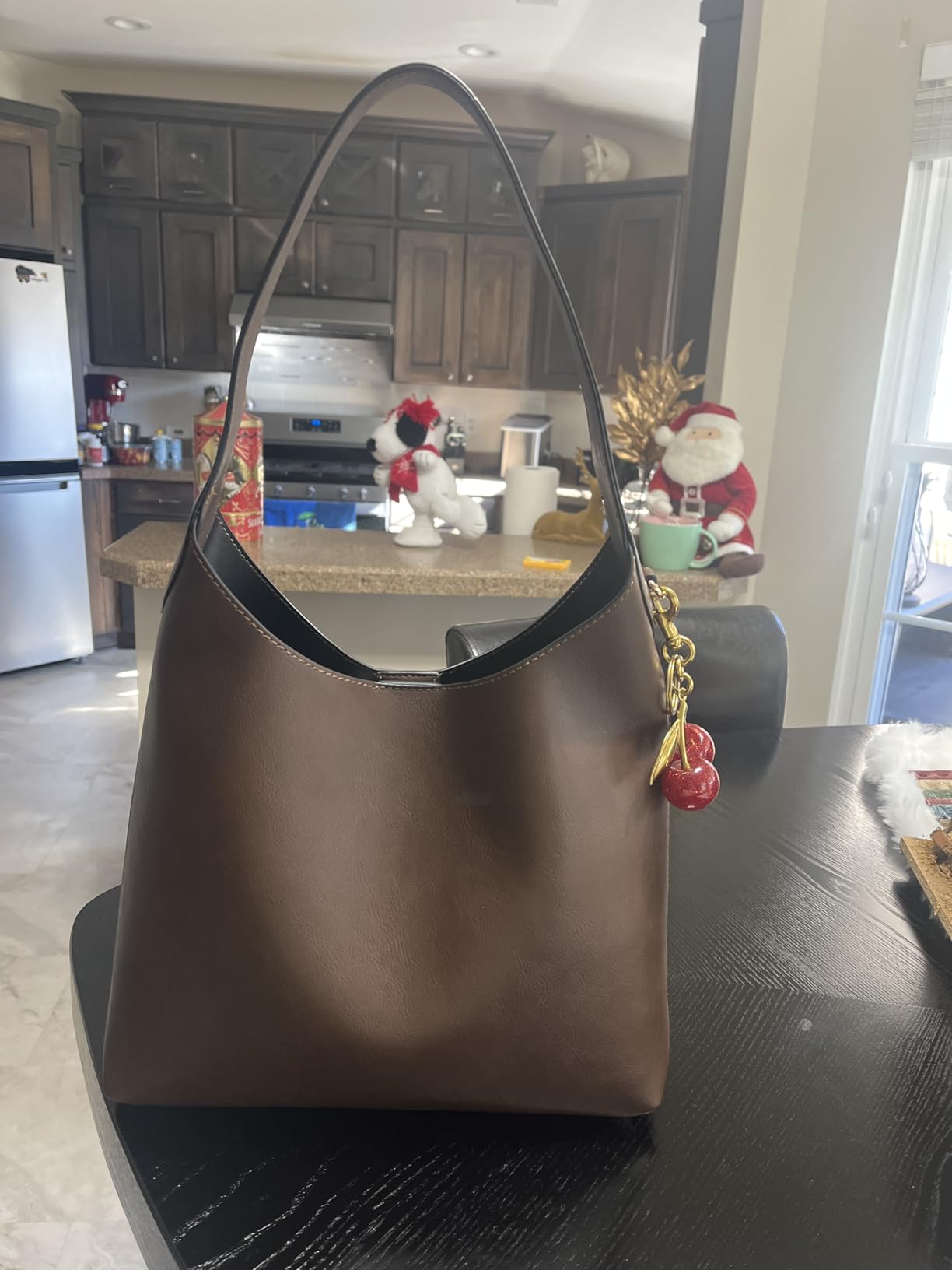 Faux Suede Hobo Bags Vegan Leather Shoulder Bag Tote for Women Medium Slouchy Designer Handbags Purses Fall Fashion customer photo 1
