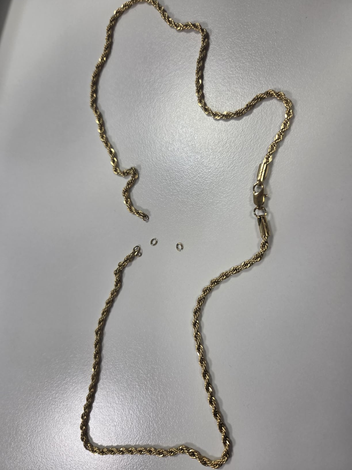 RTZN® Gold Rope Chain for Men – 3mm, 4mm Mens Rope Chain – Premium Stainless Steel Necklace for Men & Boys – Non-Tarnish & Waterproof Black, Silver, Gold Mens Chain Necklaces – 18/20/22/24/26