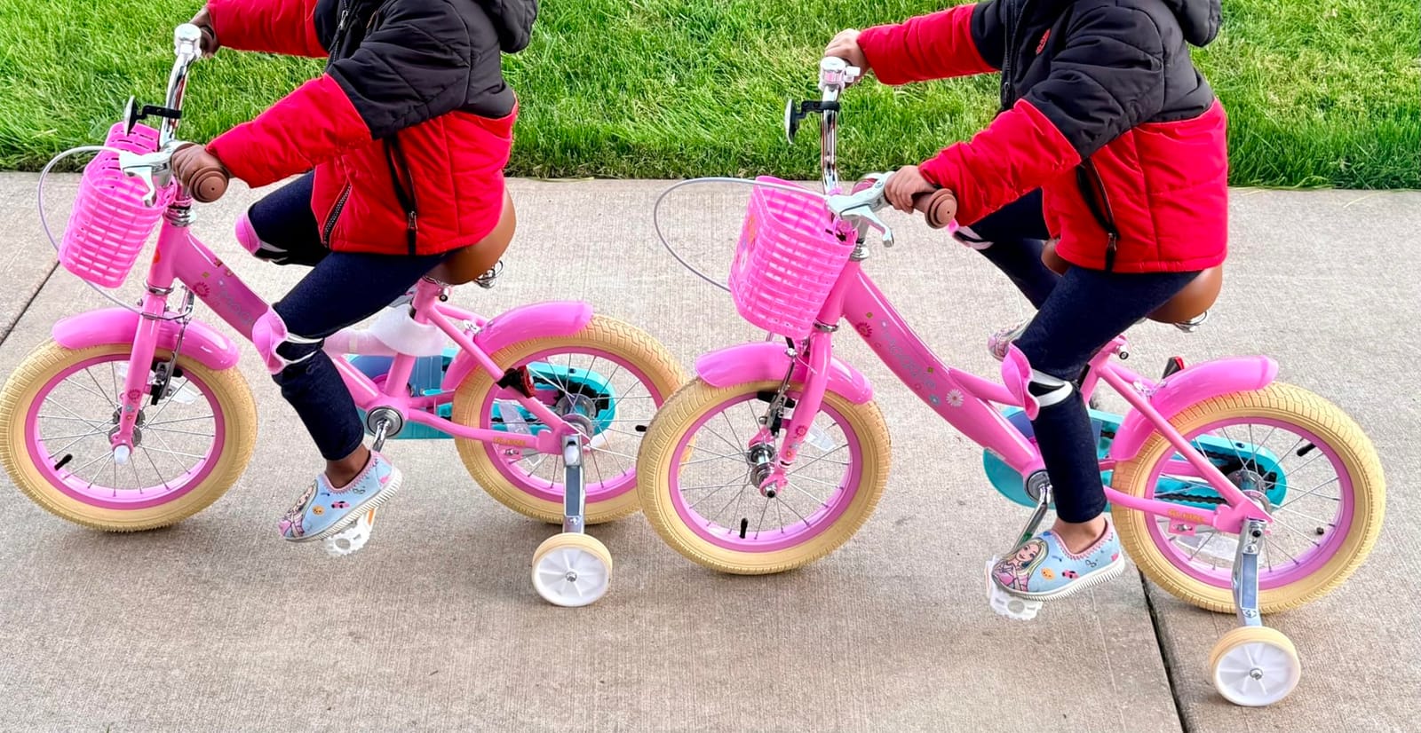 Glerc Maggie Girls Bike, 12-20 Inch Kids Bike for 2-13 Years Old Children, Princess Style Kids Bicycle with Doll-Seat & Basket & Training Wheels, Multiple Colors customer photo 2