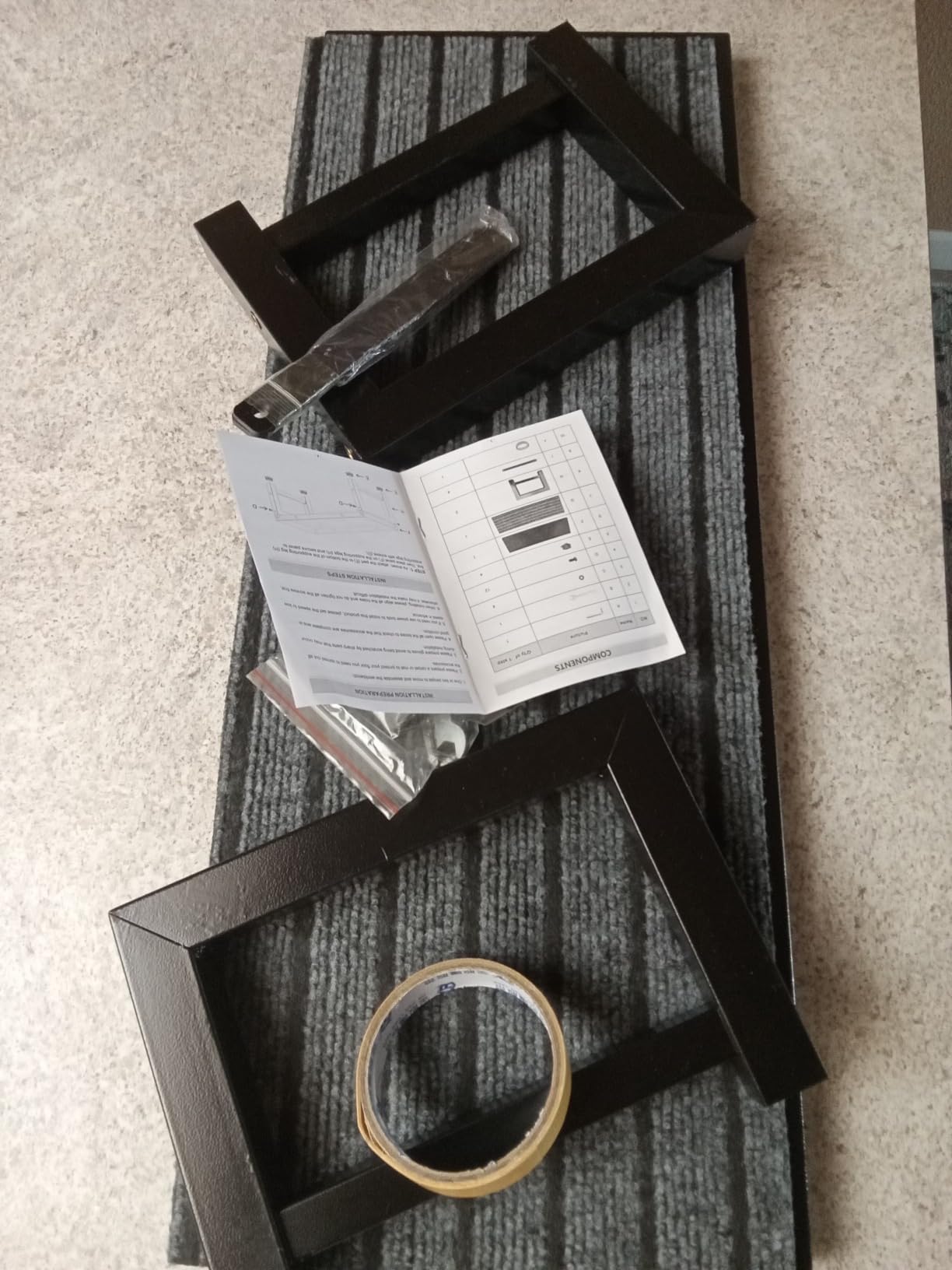 RV Steps with Handrail, 3 Step Hot Tub Steps with Non-Slip Mats customer photo 2
