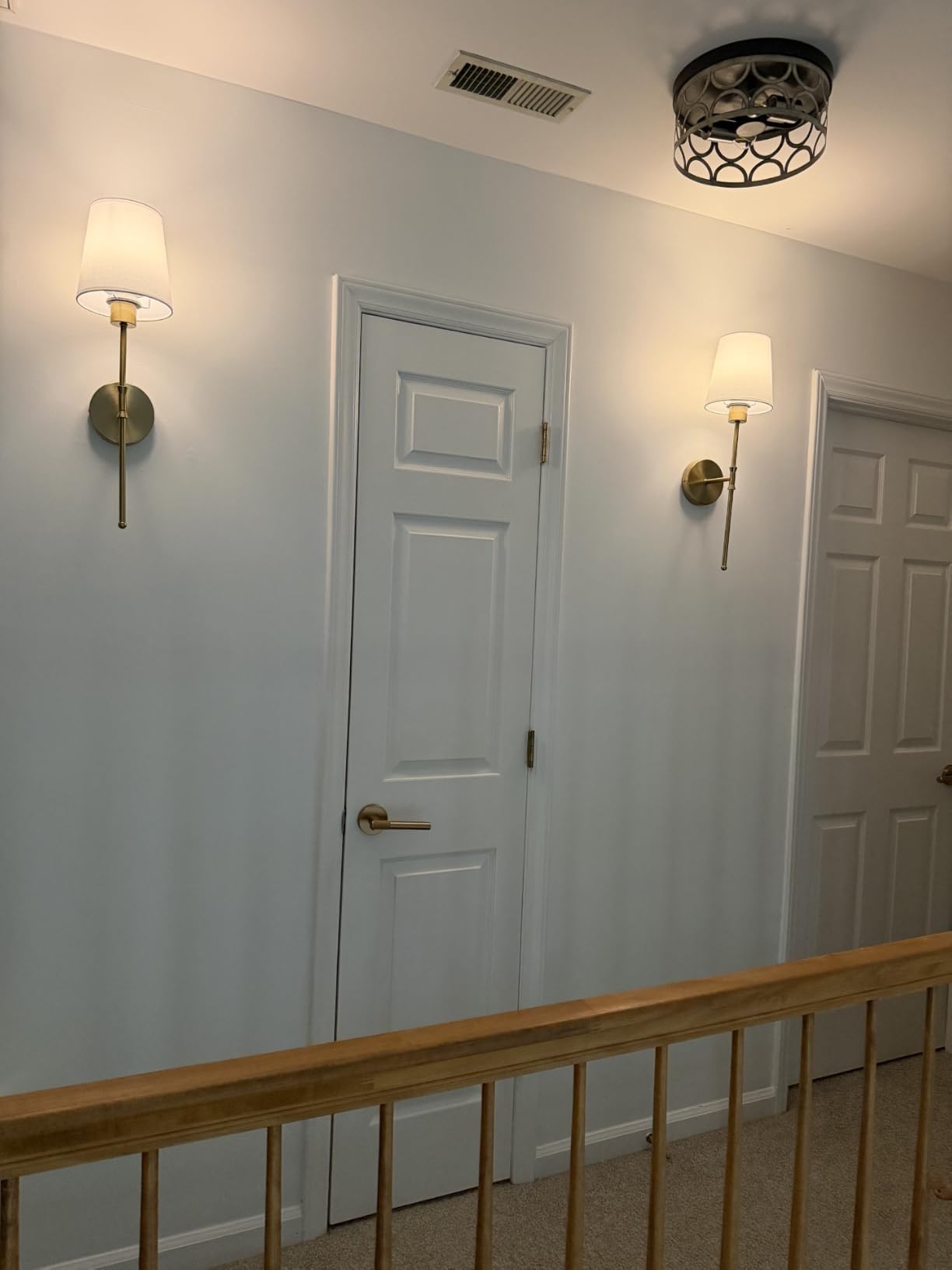 Depuley Battery Operated Wall Sconce: Set of 2 Wireless Wall Lights with 10000mAh Dimmable Bulbs and Remote for Bedroom - Rechargeable 15 Colors Gold Wall Lamp for Living Room Hallway customer photo 1