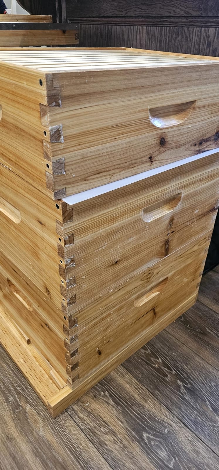 Gold Standard 10 Frame Bee Hive Beeswax Coated Includes Beehive Frames and Foundations (2 Deep Boxes & 1 Medium Box) customer photo 2