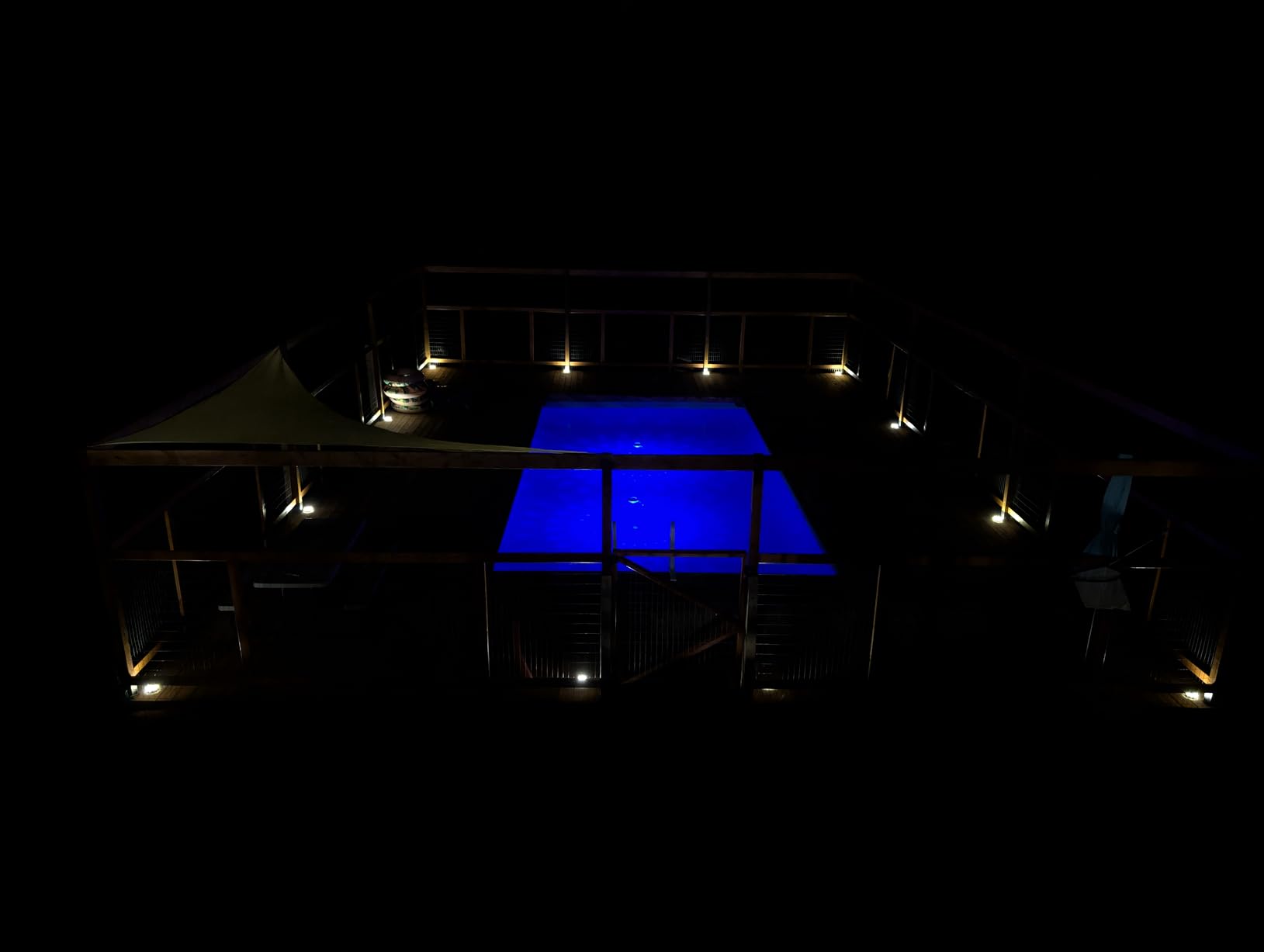 Floating Pool Lights w/Remote, 6.5 Inch RGB Color Changing Solar Pool Lights that Float with 9 Dynamic Lighting, IP68 Waterproof Hangable Solar Floating Light for Pool Garden Weeding Decor(2) customer photo 2
