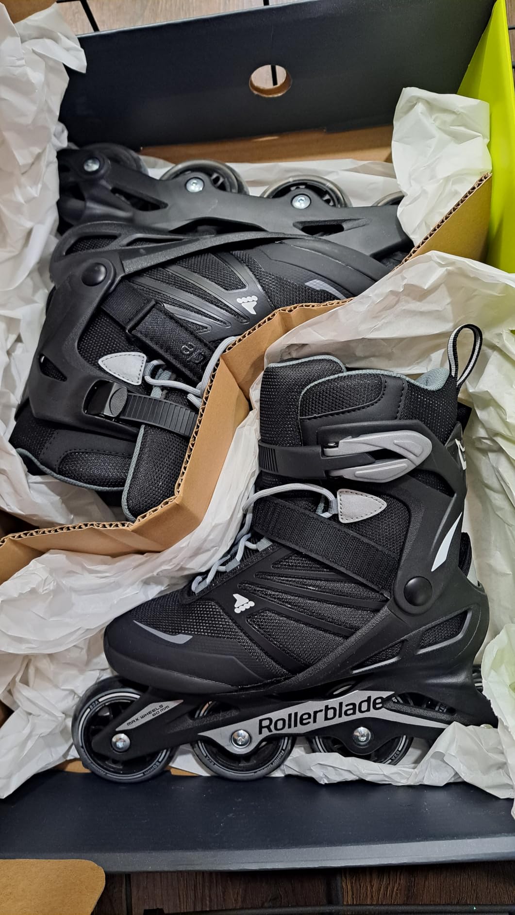 Rollerblade Zetrablade Men's Adult Fitness Inline Skate, Black and Silver customer photo 2