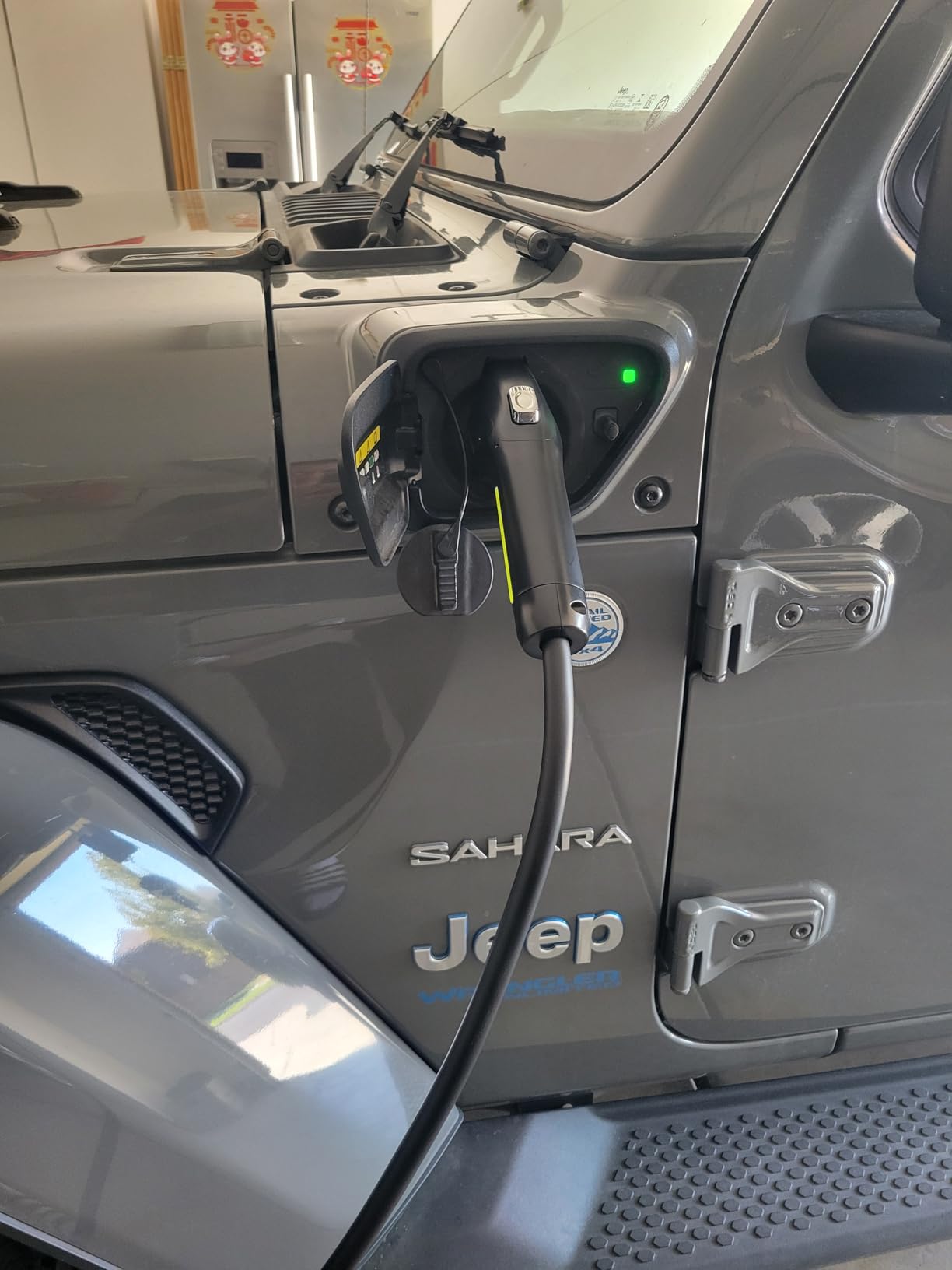 Level 1&2 EV Charger, Electric Vehicle Portable Charger with 20FT Cable, 3.5KW 16Amp Home EV Car Charging Station, 110V-240V NEMA 6-20 & NEMA 5-15 Plug Adapter, for All SAE J1772 customer photo 2