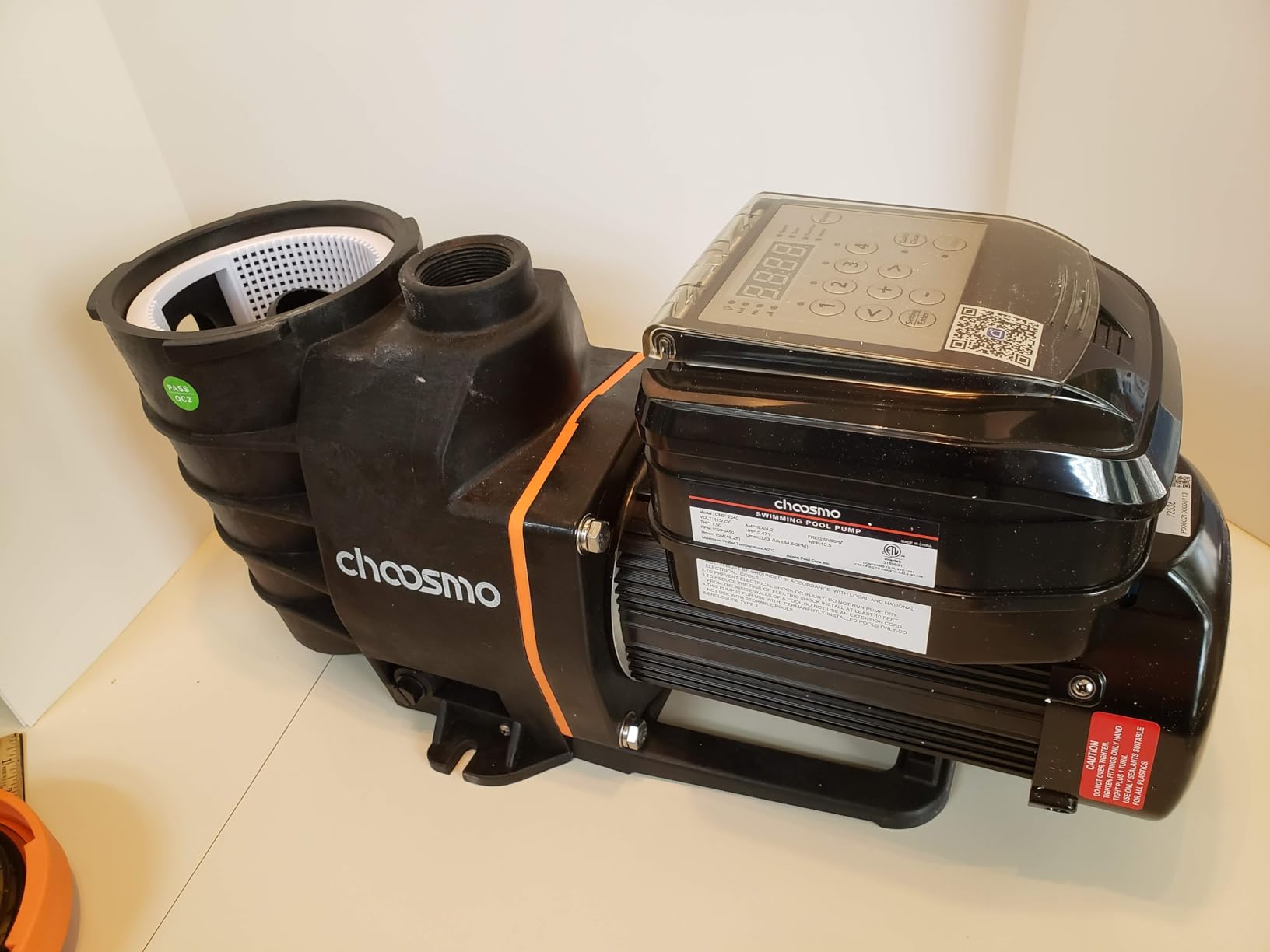 1.5 HP Variable Speed Pool Pump for Inground and Above Ground Pools, 5070 GPH Self-Priming Pump with App&Digital Control Panel, Dual Voltage 115V/230V, Programmable 1000-3450 RPM customer photo 2