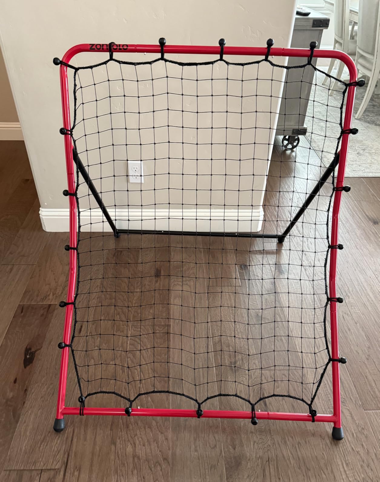 Zonlolo Baseball Pitchback Net, Rebounder Net, Pitching Return Trainer,Three Angles Without Adjusting, Perfect for Solo Playing Catch customer photo 2