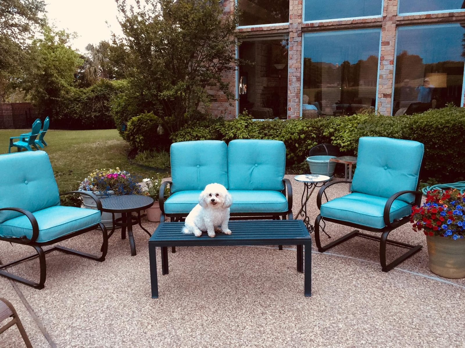 Kozyard Cozy Patio Glider Bench - Outdoor Rocking Loveseat customer photo 1
