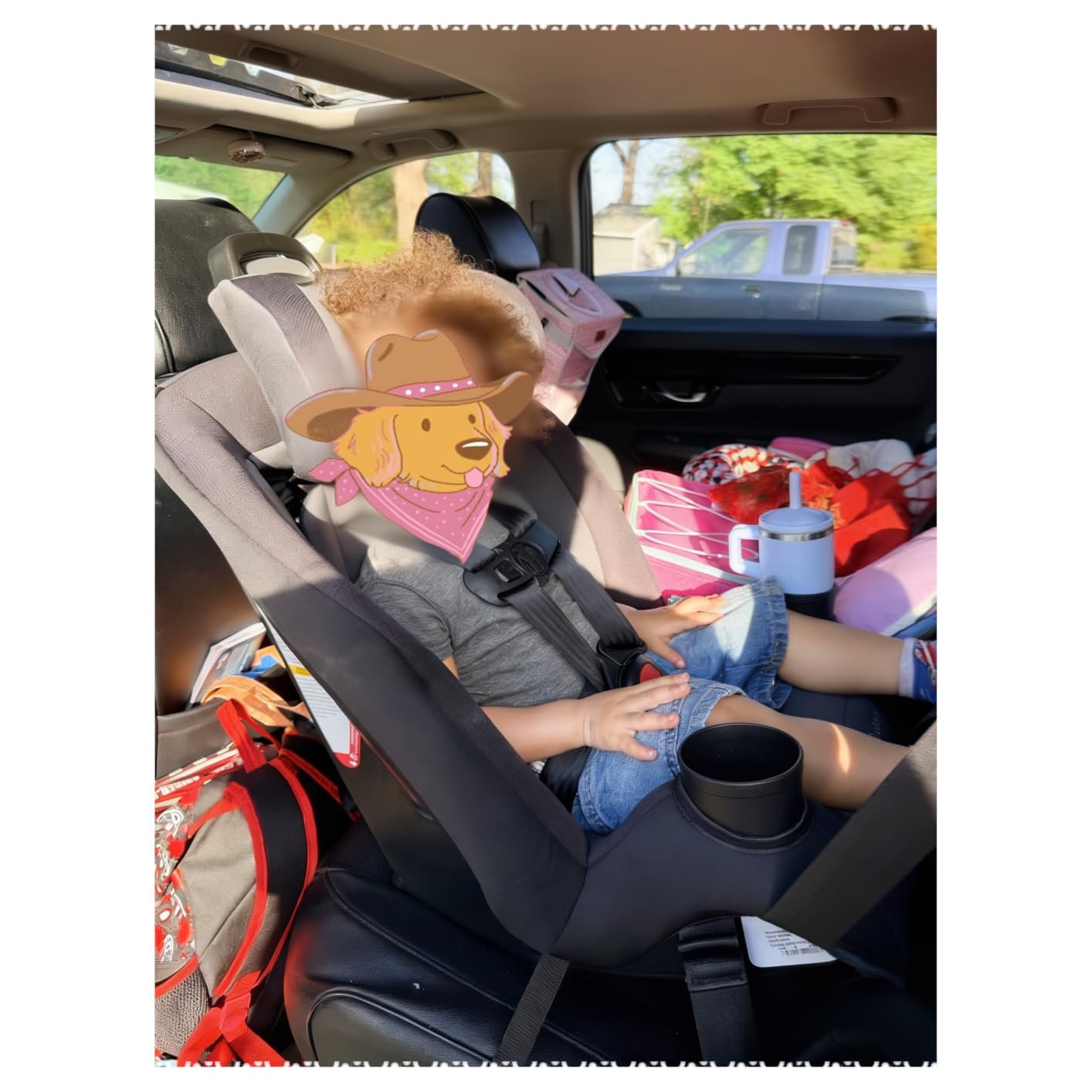 Safety 1st Ellaris 3-in-1 Convertible Car Seat, Slim Fit Design, Rear & Forward-Facing, 5-Position Headrest, Travel-Friendly with Machine-Washable Seat Pad, London Blue customer photo 1
