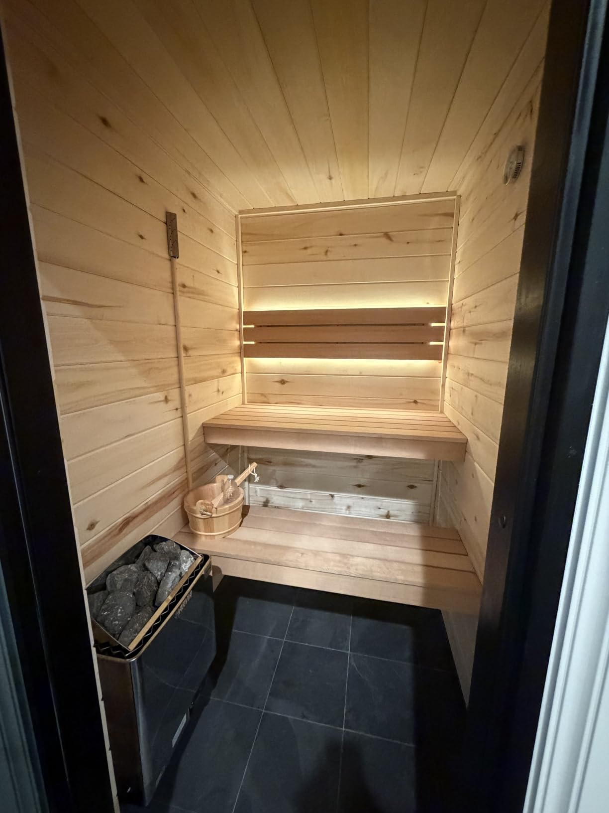 Sauna Thermometer Hygrometer, 70-250°F & 0-100% RH Gauge for Sauna Rooms customer photo 1