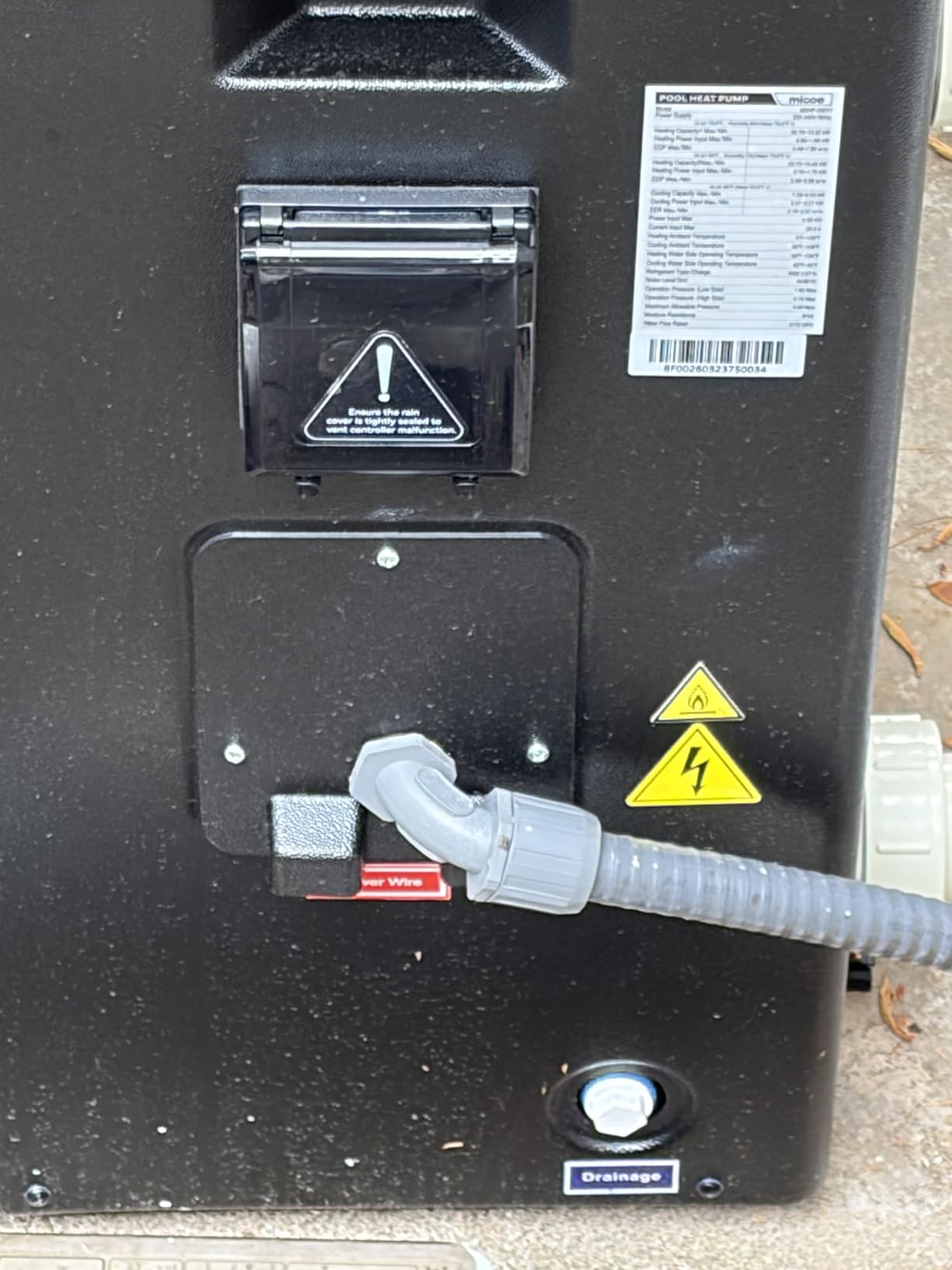 MICOE 100,000 BTU Inverter Pool Heat Pump for 26,000 Gallon Pools customer photo 2