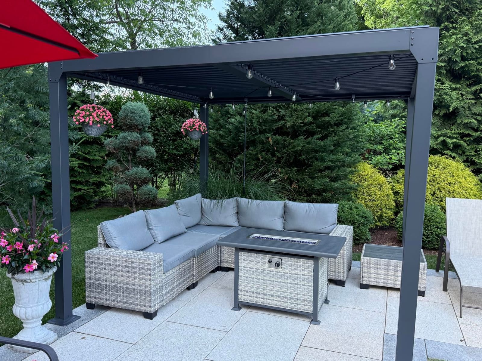 Outdoor Patio Furniture Set PE Wicker Rattan Outdoor Sectional Sofa customer photo 1