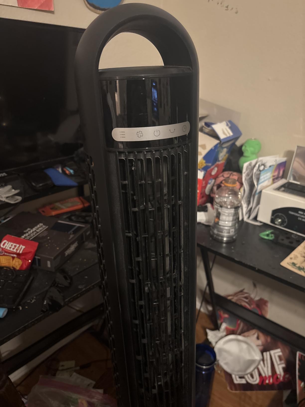 DREO Tower Fan for Bedroom, 26ft/s Velocity, 90° Oscillating, 8H Timer customer photo 1