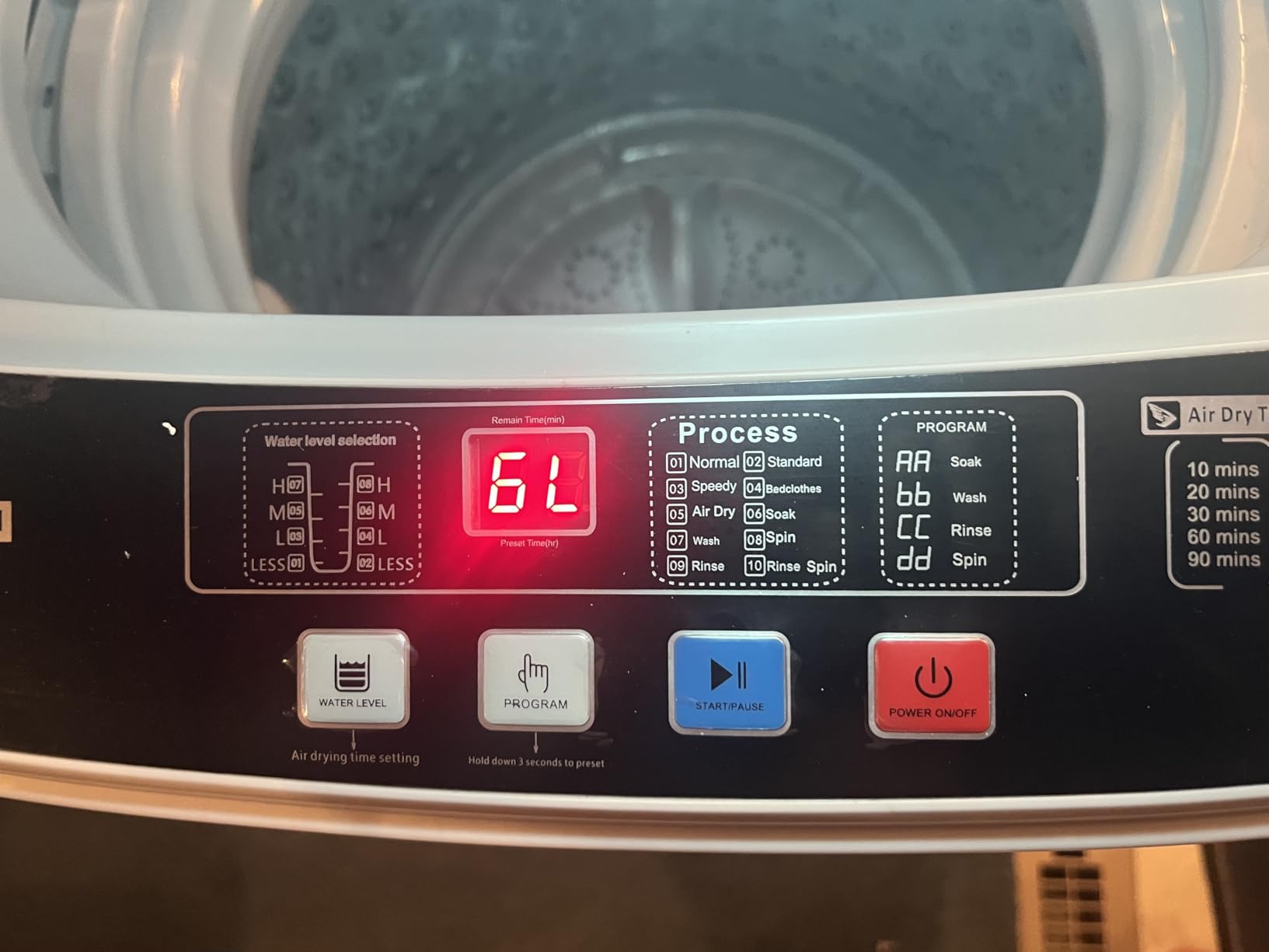 Winado 17.6LBS Full Automatic Portable Washing Machine with Drain Pump | 10 Wash Programs, 8 Water, 2 in 1 Washer and Spinner, For Apartments, RV, Camping customer photo 1