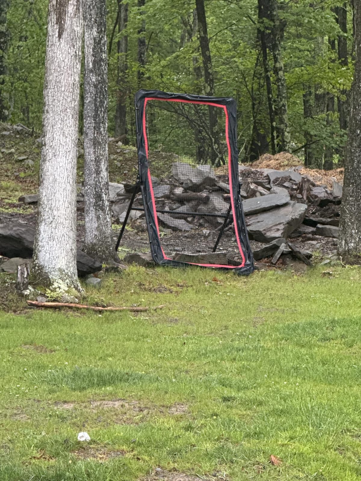 ZEALFEEL Lacrosse Rebounder with 5 Adjustable Angles, 4x6FT/4x7FT customer photo 2