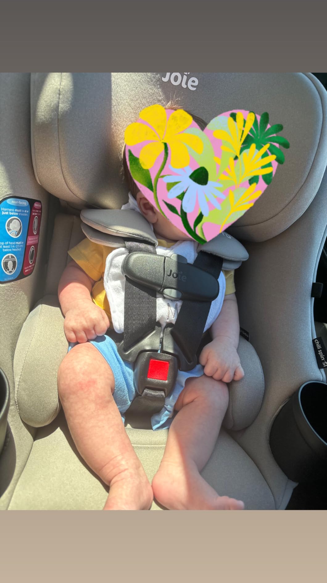Joie Chili Spin SI 360 Rotating Convertible Car Seat, 2-in-1 Rear & Forward customer photo 2