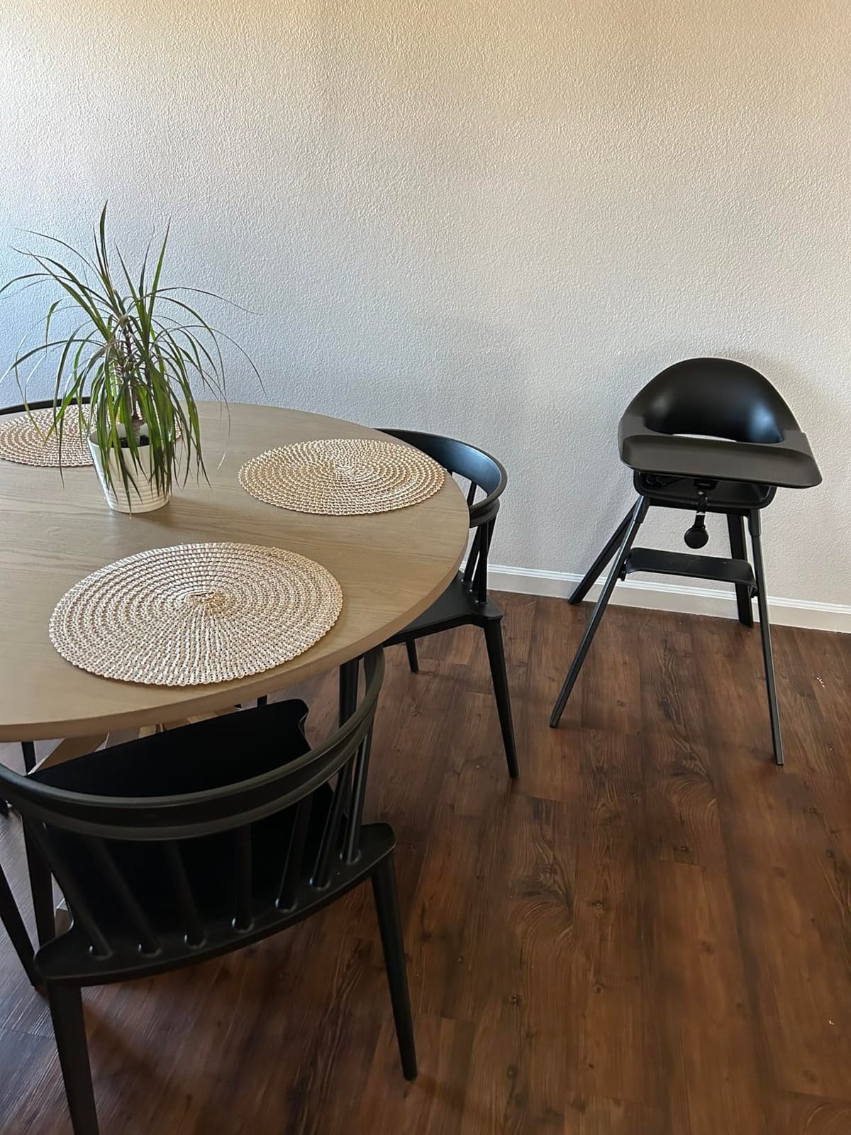 Stokke Clikk High Chair, Includes Tray + Harness, Black/Warm Brown customer photo 1