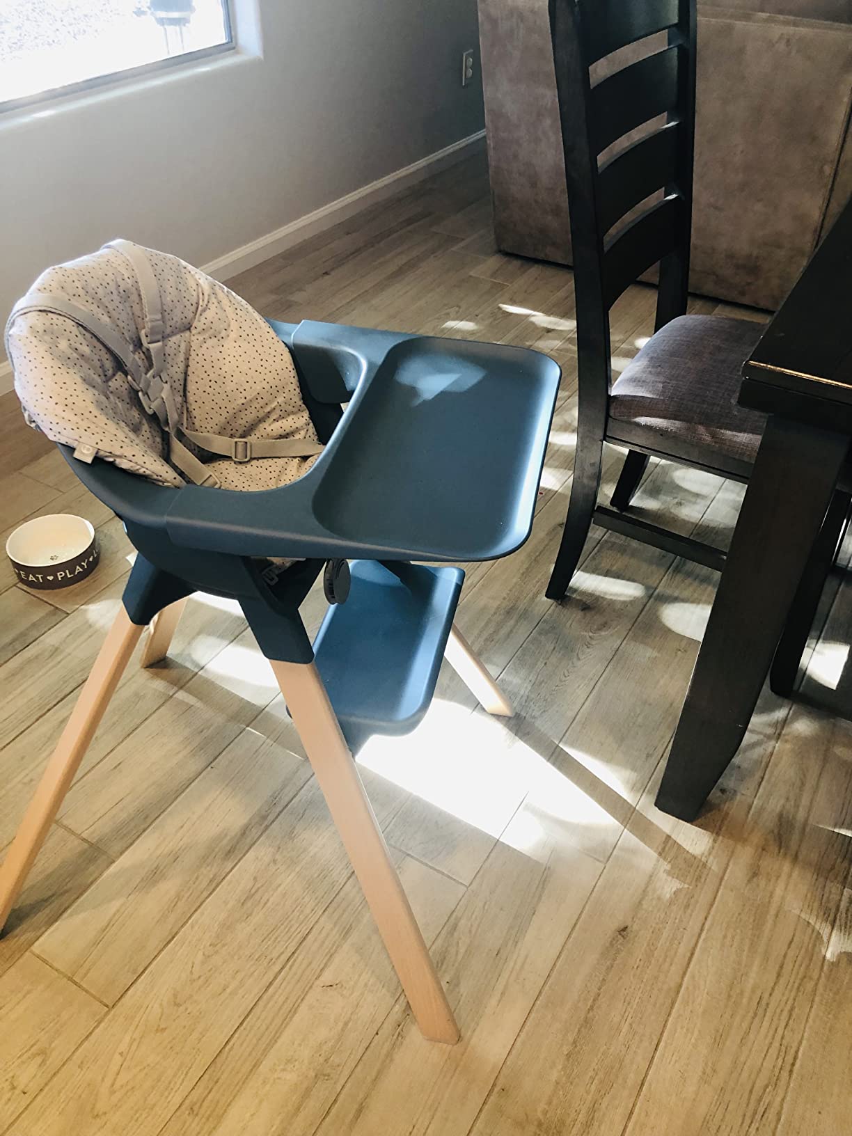 Stokke Clikk High Chair, Includes Tray + Harness, Black/Warm Brown customer photo 2