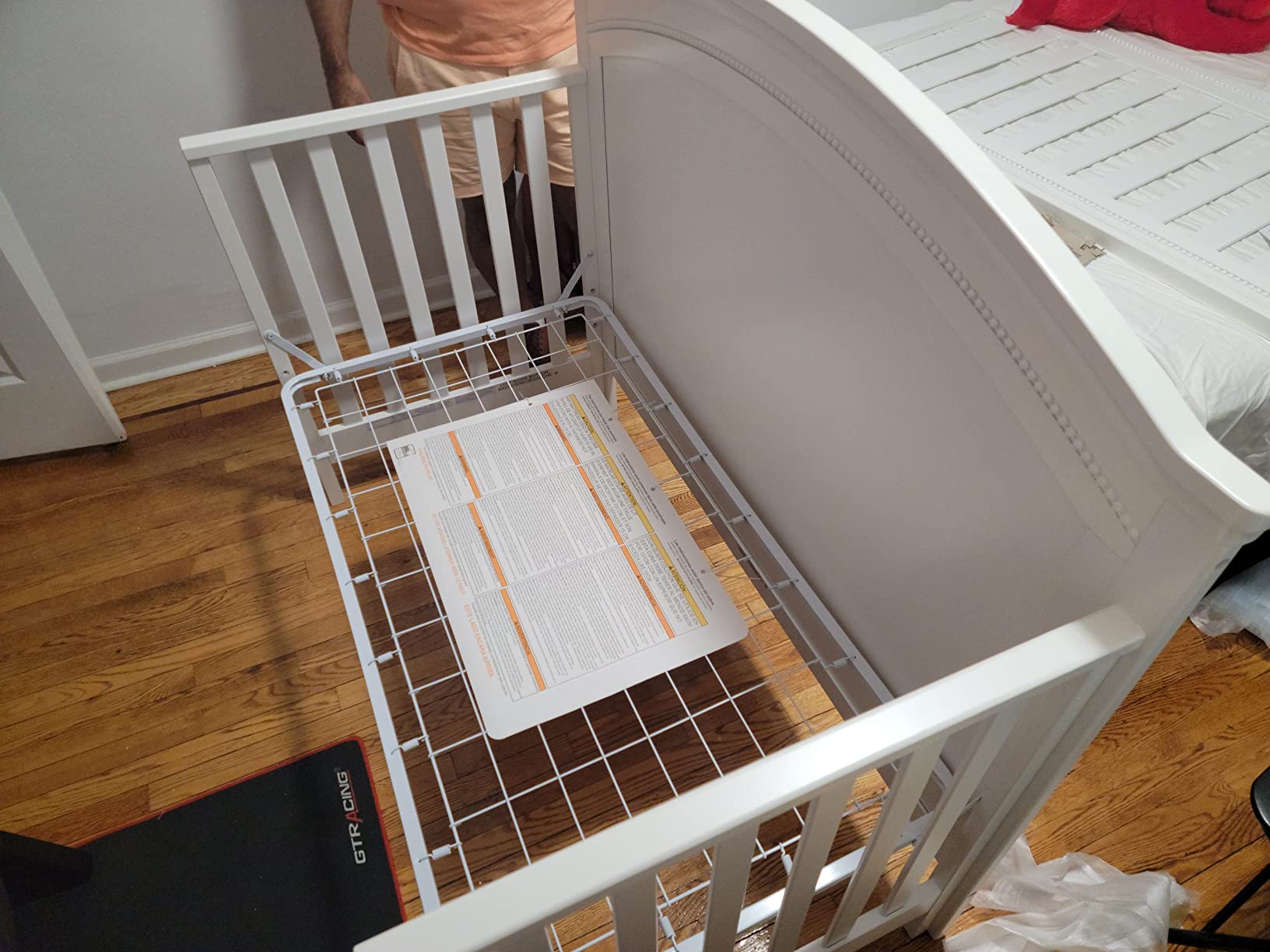 Simmons Kids SlumberTime Emma 4-in-1 Convertible Baby Crib N More - Greenguard Gold Certified, Natural Sandstone customer photo 2