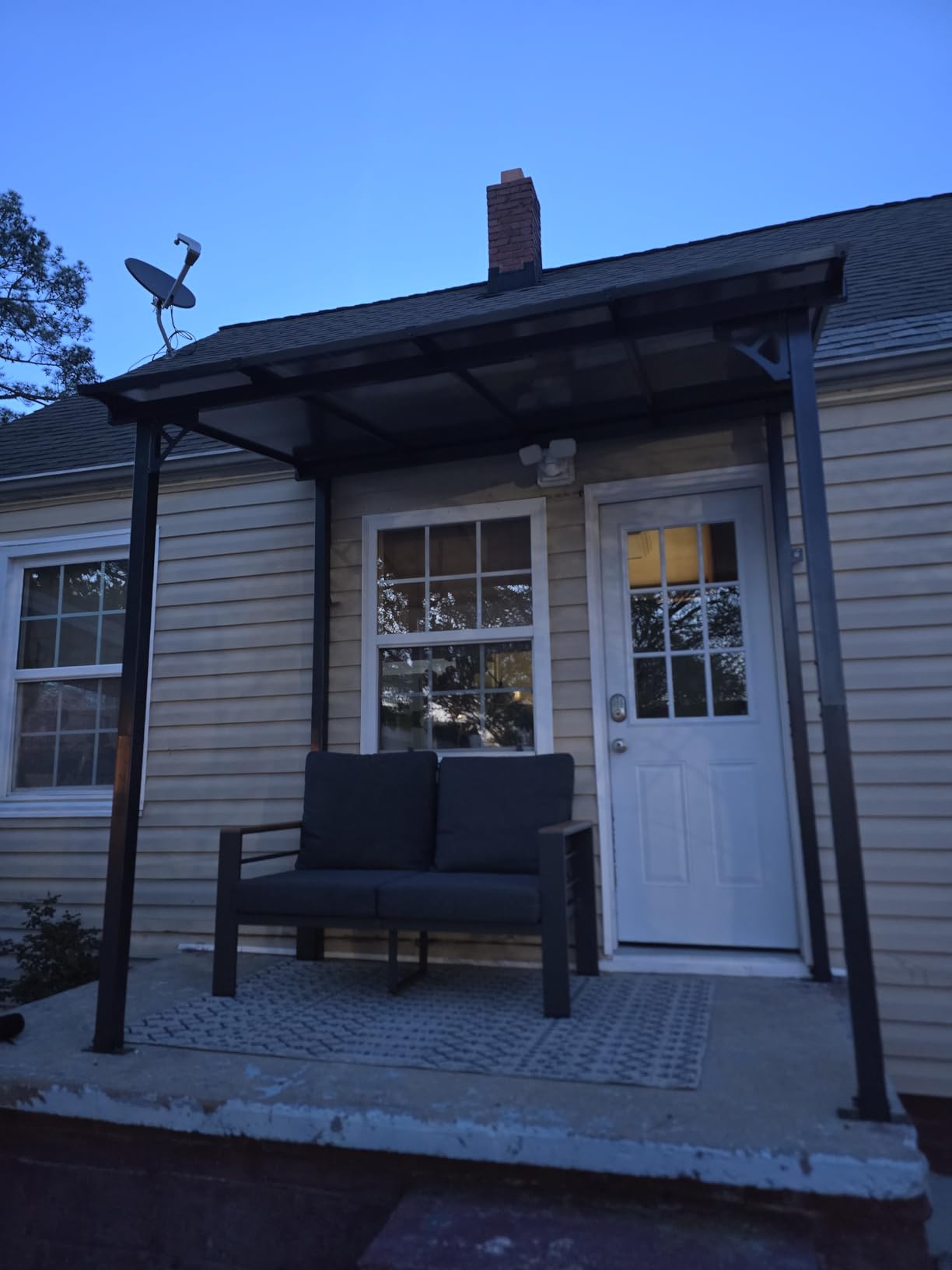 Aoxun Patio Furniture Set, Aluminum Outdoor Furniture with Fire Pit Table customer photo 2