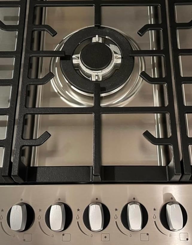 30 Inch Gas Cooktop, Built-in Propane Cooktop 5 Italy SABAF Sealed Burners customer photo 2