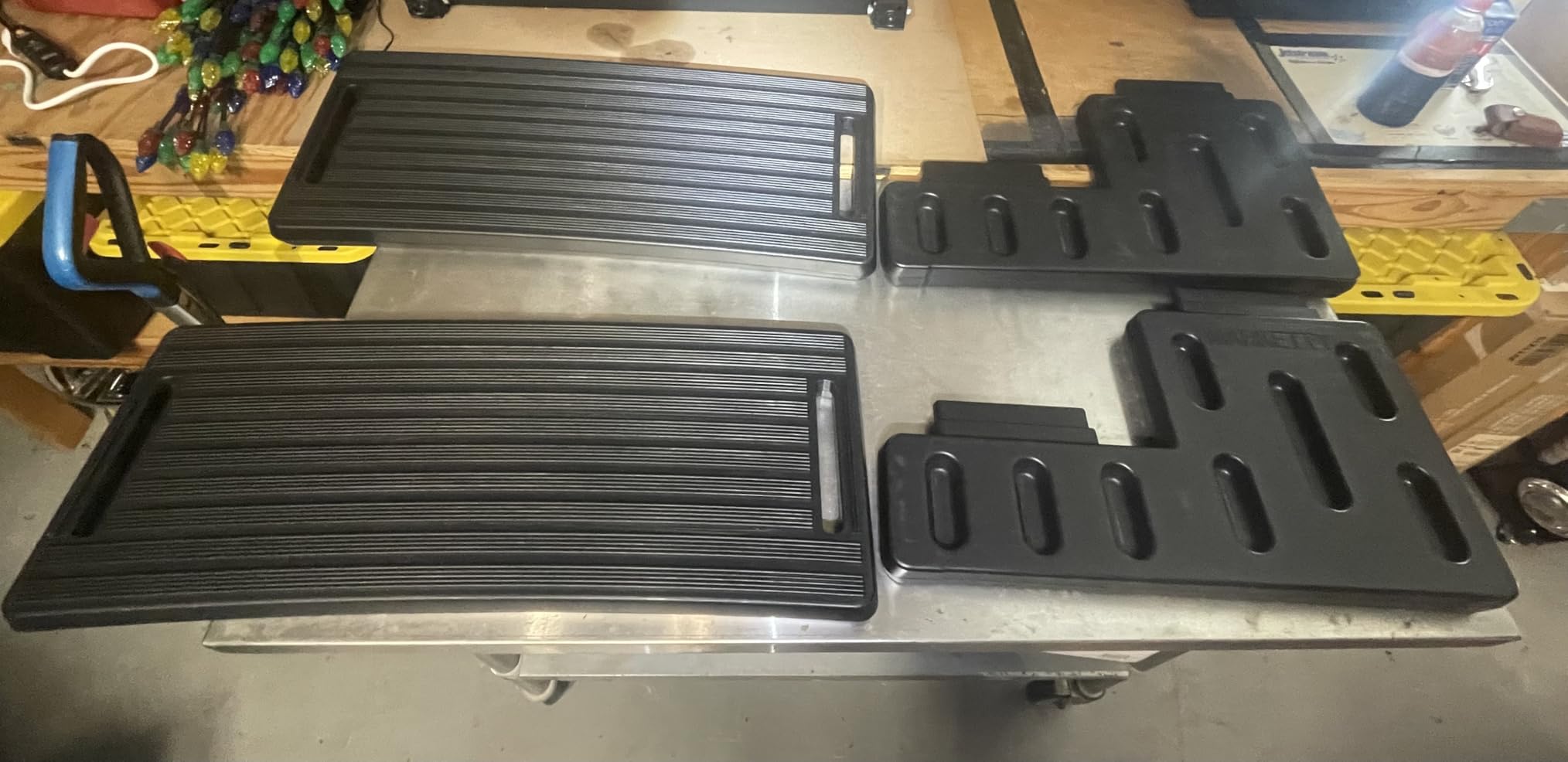 Hot Tub Steps, Non-Slip 2 Step Spa Stairs for Outdoor & Indoor, Black customer photo 1