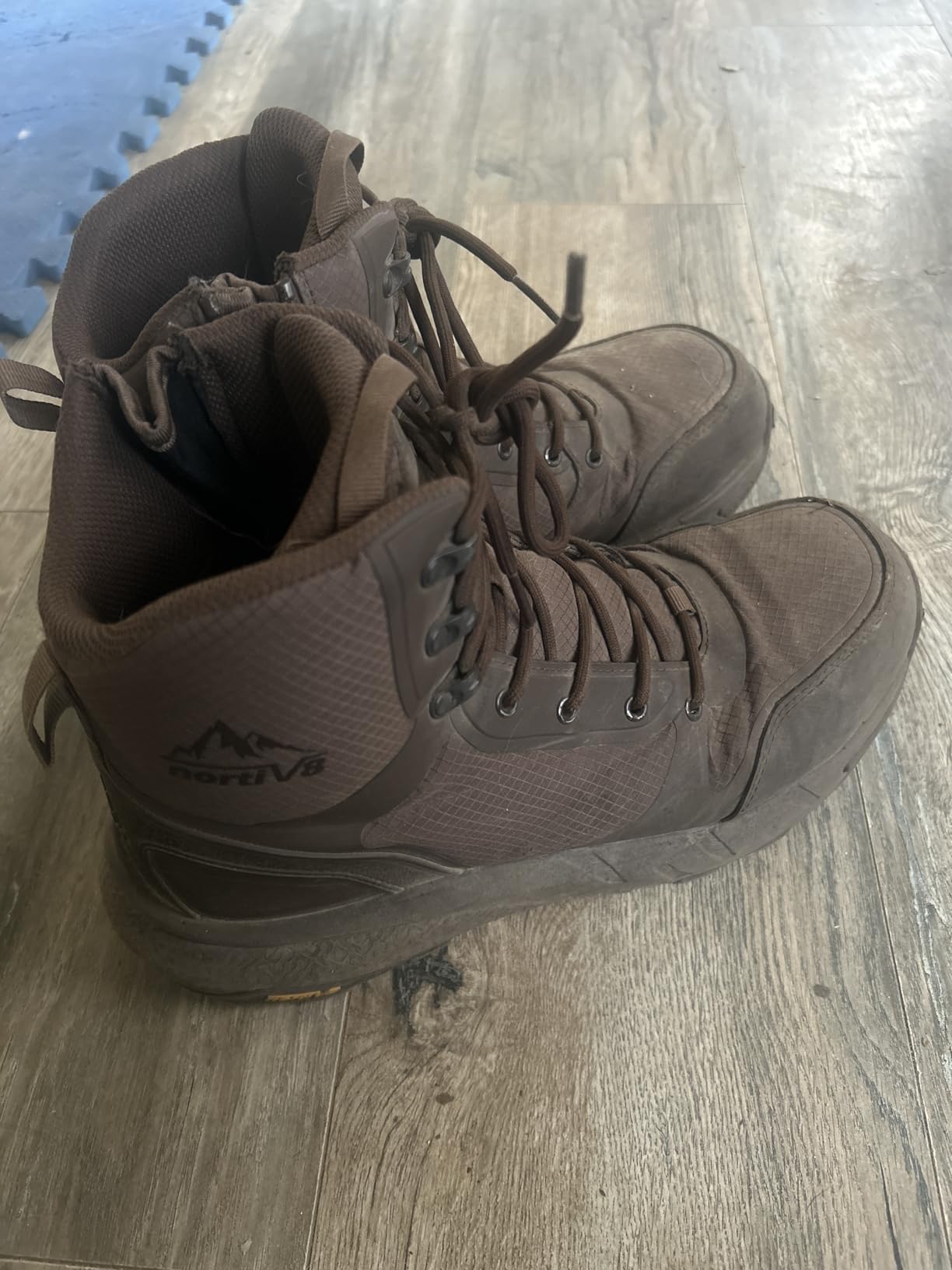 NORTIV 8 Men's Composite Toe Work Boots Lightweight customer photo 2