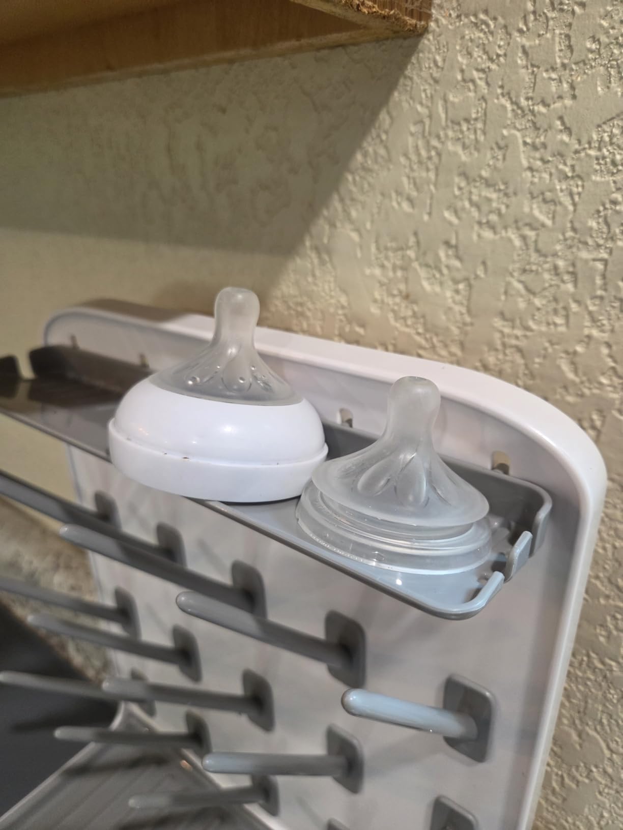 Lifewit 15-Hooks Baby Bottle Drying Rack with Drain Mat for Countertop customer photo 1