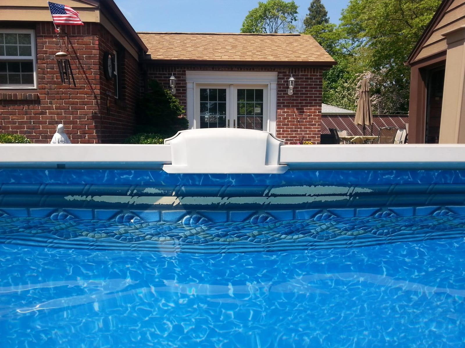 Swimline Unibead Pool Liner for Above Ground Pools, StoneHarbor, 21 (Round), 52 Inch Wall, 25 Gauge customer photo 2