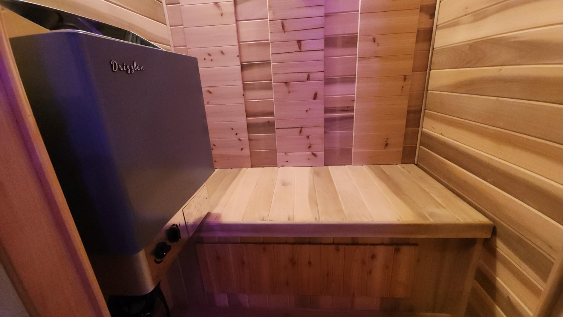 Drizzlen 2kW 110V Sauna Heater with Plug - Electric Sauna Heater, Plug and Play, Heats 100 cu. ft. in 30 Minutes customer photo 1