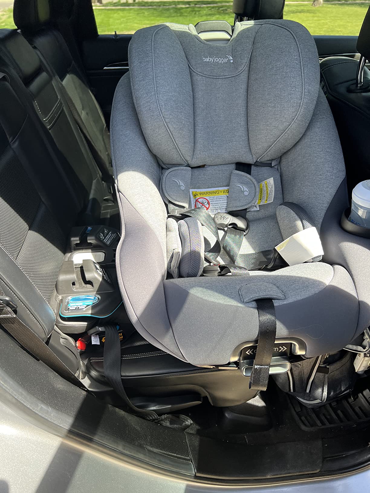 Baby Jogger® City Turn Rotating Car Seat, 180-Degree Turn, Rear Facing, Forward Facing Swivel Convertible Car Seat with Lightweight Coolmax Fabric, Newborn to Toddler, Dune Fashion customer photo 2