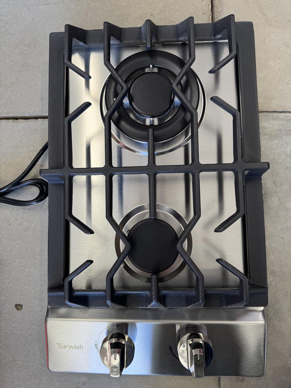Gas Cooktop 30 Inch, Built-in 5 Burner Propane Stove Gas Stove Top customer photo 2