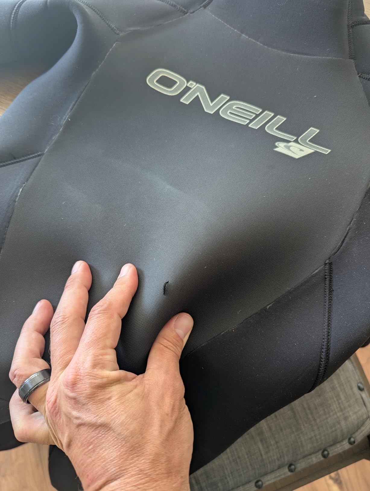 O'Neill Men's Epic 4/3mm Back Zip Full Wetsuit customer photo 2