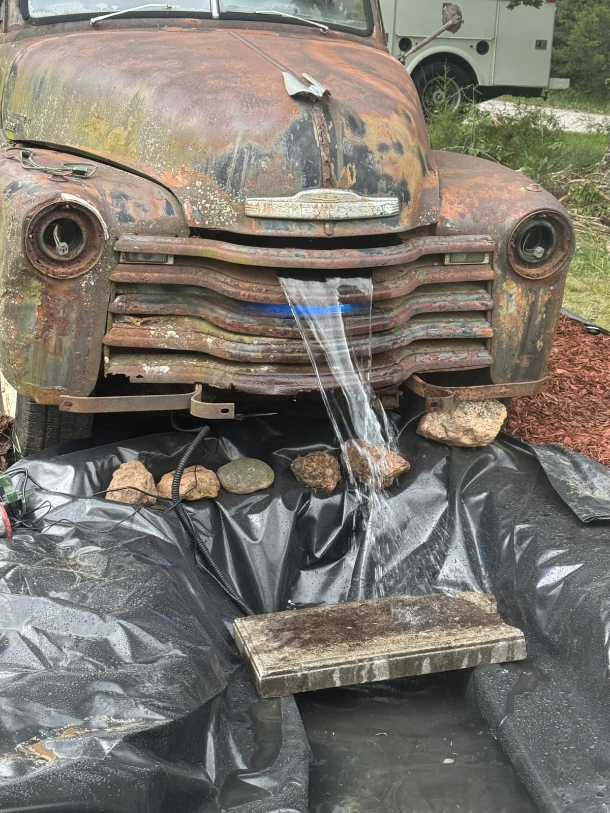 Pond Waterfall Kit with 600GPH Pump & 8-inch 304 Stainless Steel Spillway customer photo 1