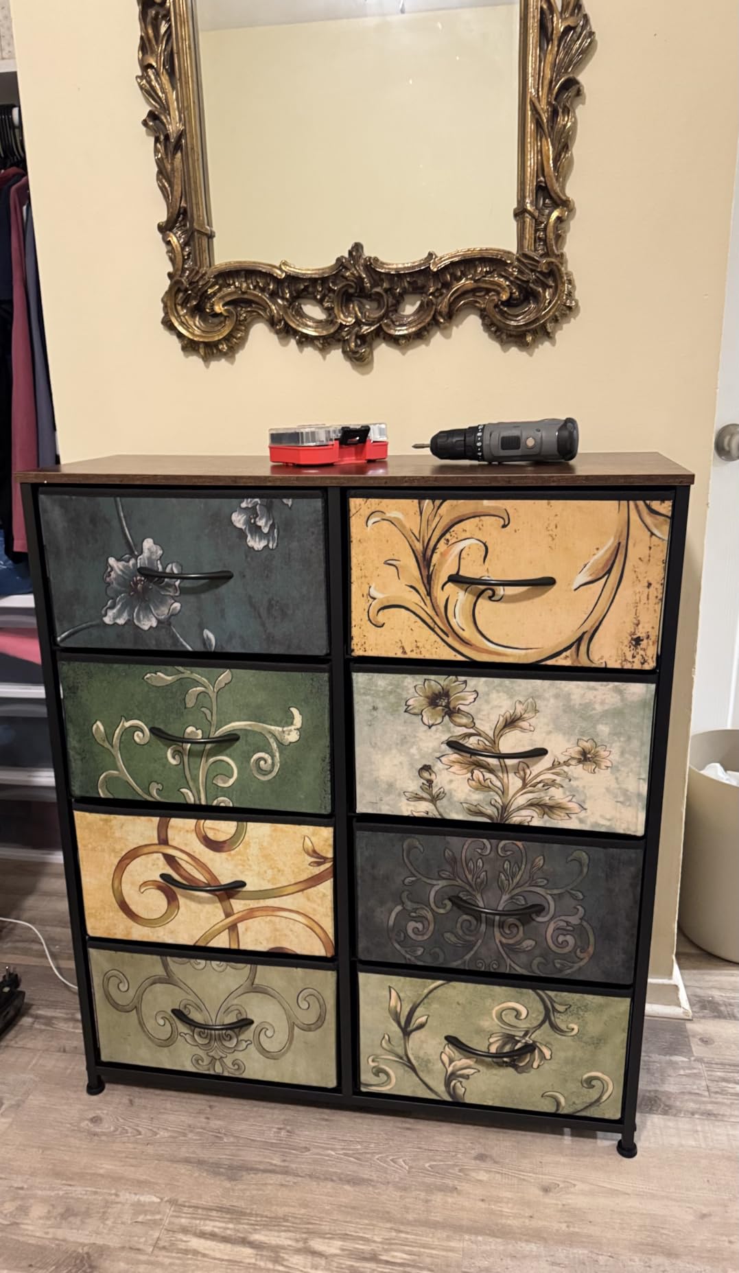 8-Drawer Dresser for Bedroom, Anti-Tip Tall Storage Organizer customer photo 2