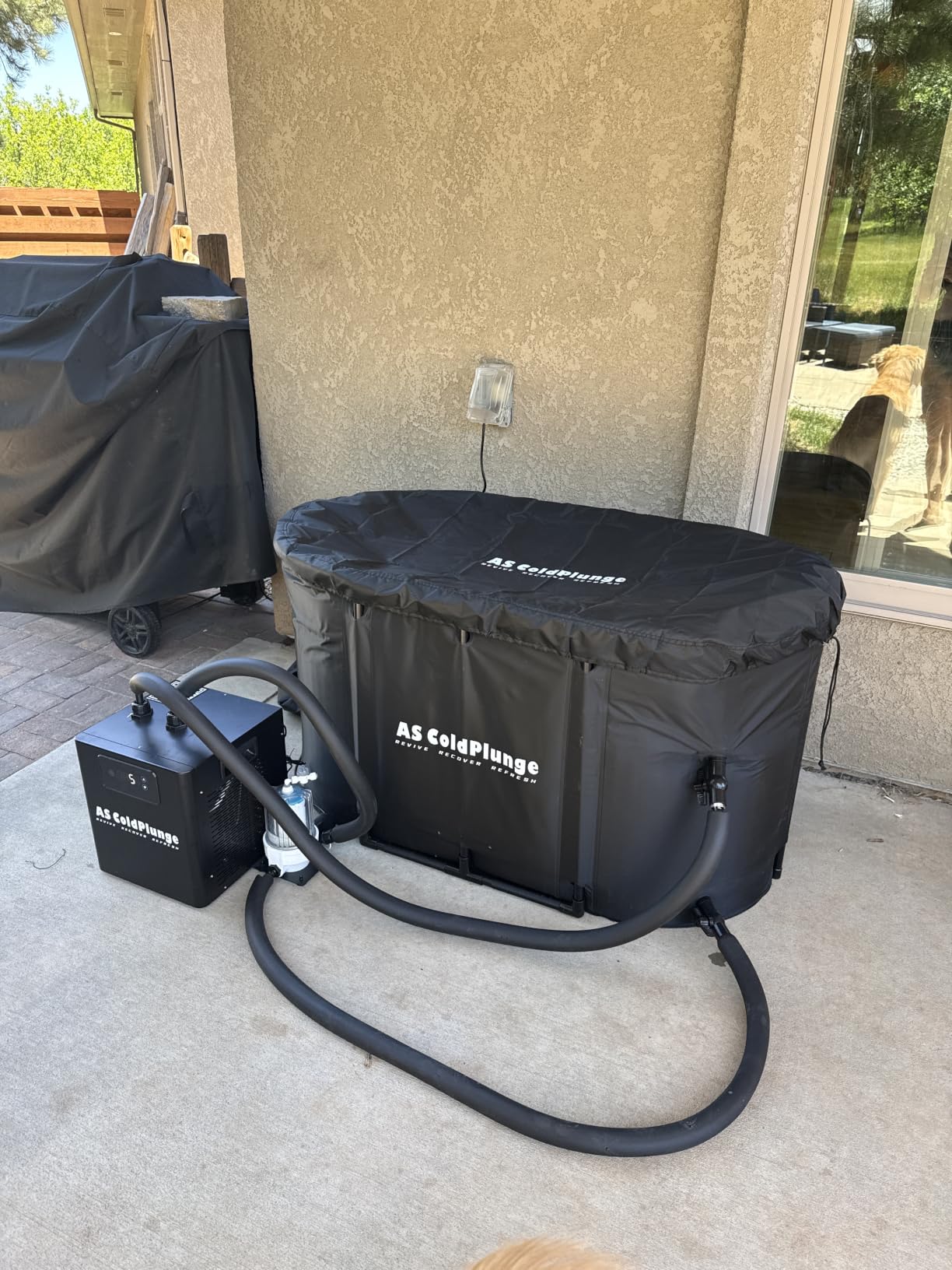 Ice Bath Chiller & 148Gal Cold Plunge Tub Kit for Cold Recovery Therapy customer photo 1