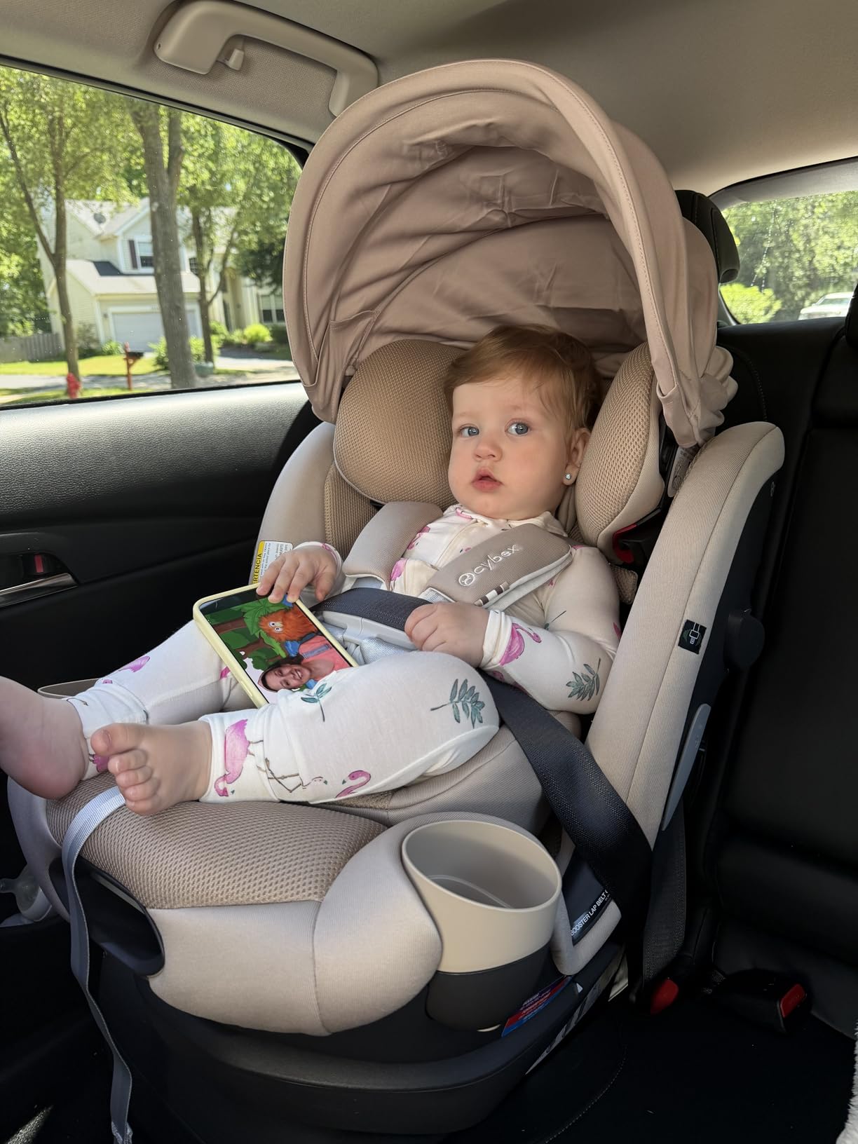Cybex Callisto G 360 Rotating All-in-One Convertible Car Seat, Almond Beige customer photo 2