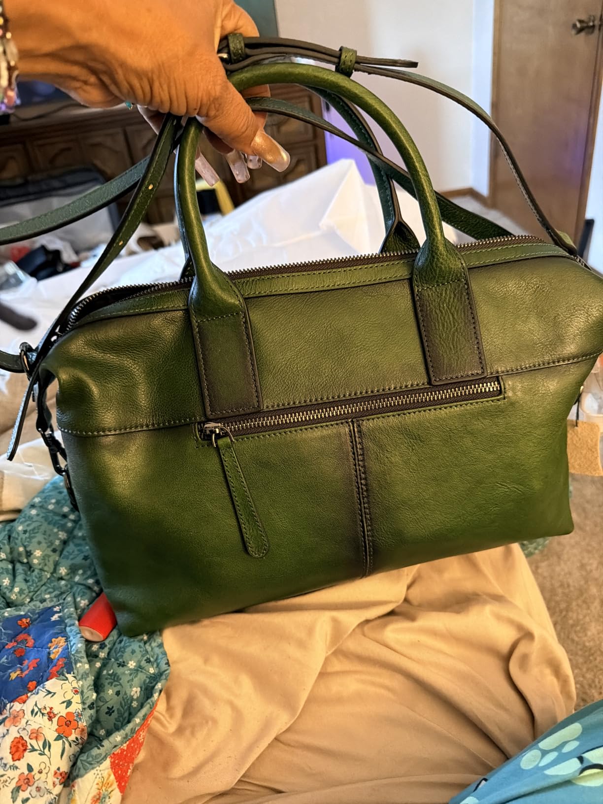 Iswee Satchel Bags Leather Purses for Women Handbag Shoulder Bag Hobo Tote customer photo 2
