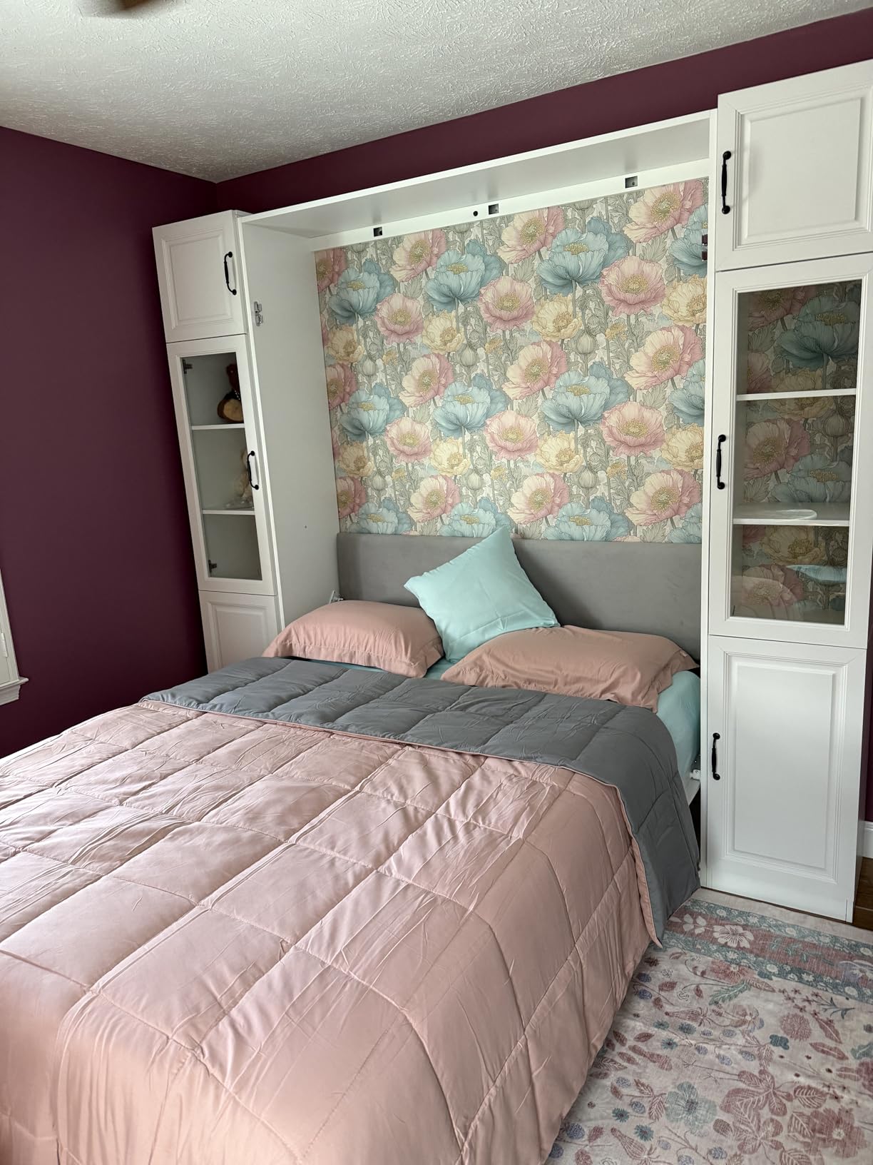Bobve Farmhouse Murphy Bed Queen, 85