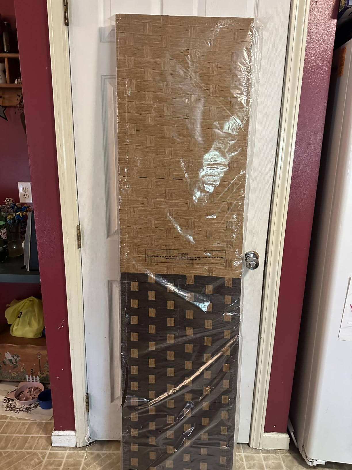 FDW 4-Panel Folding Room Divider | 6ft, Coal Black | Light & Portable customer photo 2