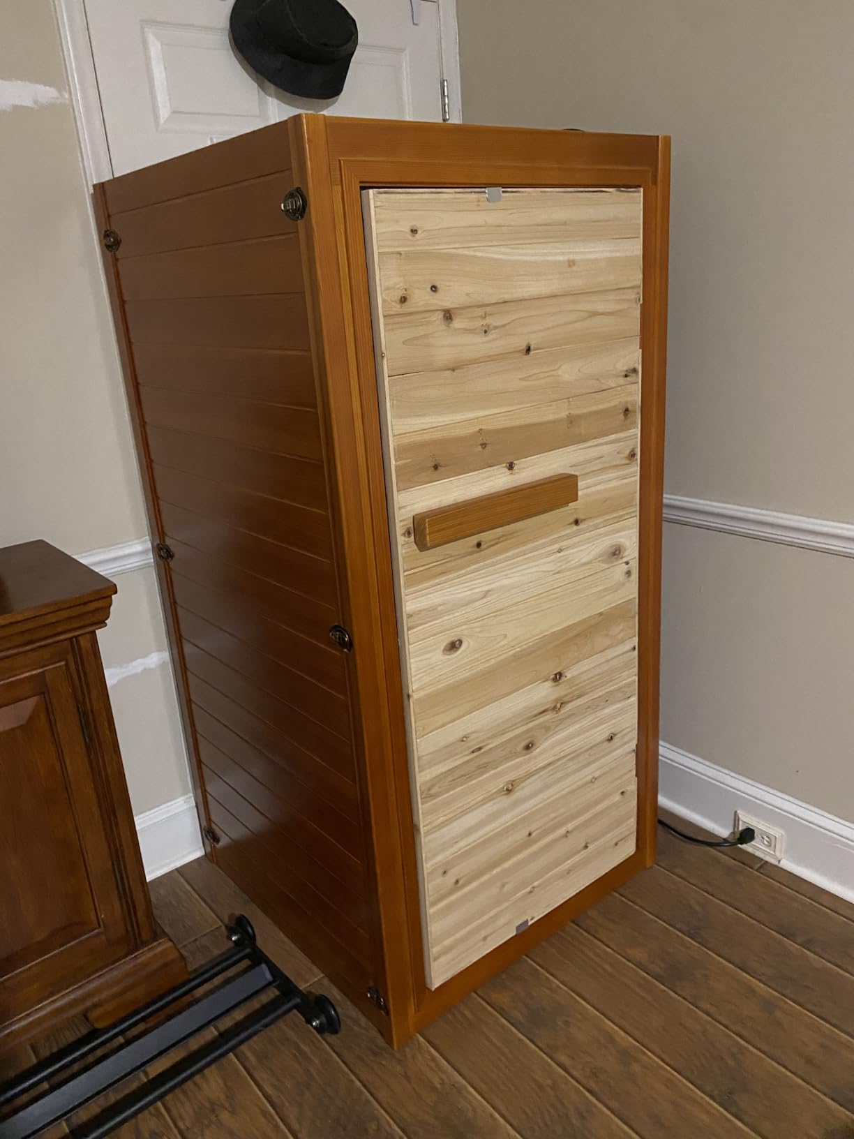 OUTEXER Infrared Sauna Home Sauna Spa Room Chilean Pine Wood 1200W 120v customer photo 2