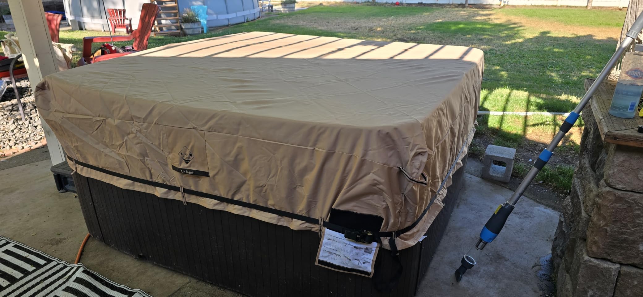 QH.HOME 85x85 Square Hot Tub Cover, 1000D IP65 Waterproof customer photo 1