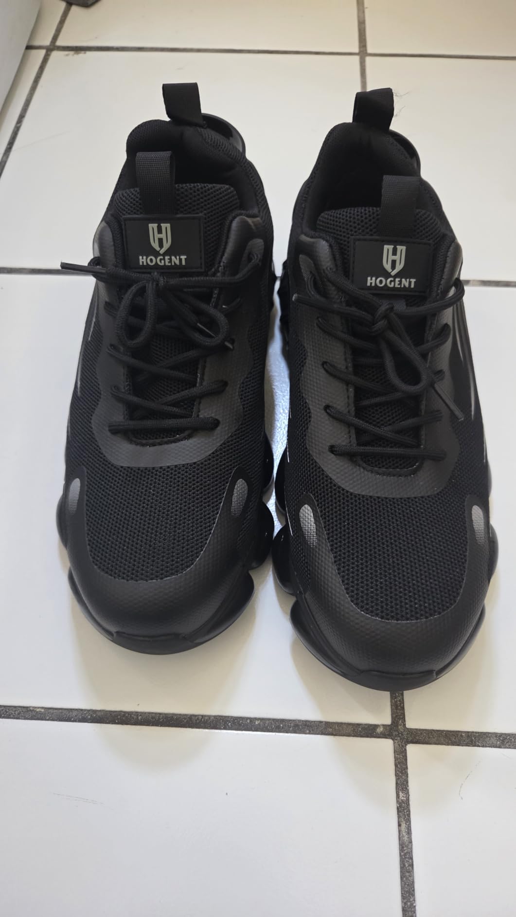 Hogent Steel Toe Shoes for Men, Cushioned Safety Work Sneakers customer photo 1