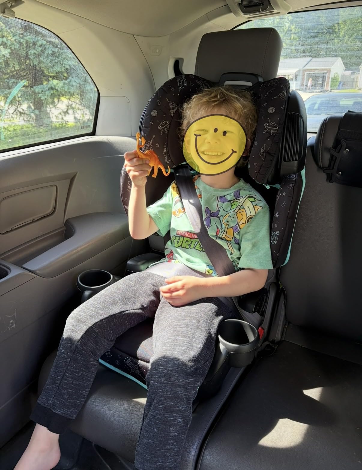 Evenflo GoTime LX Booster Car Seat (Astro Blue) customer photo 1